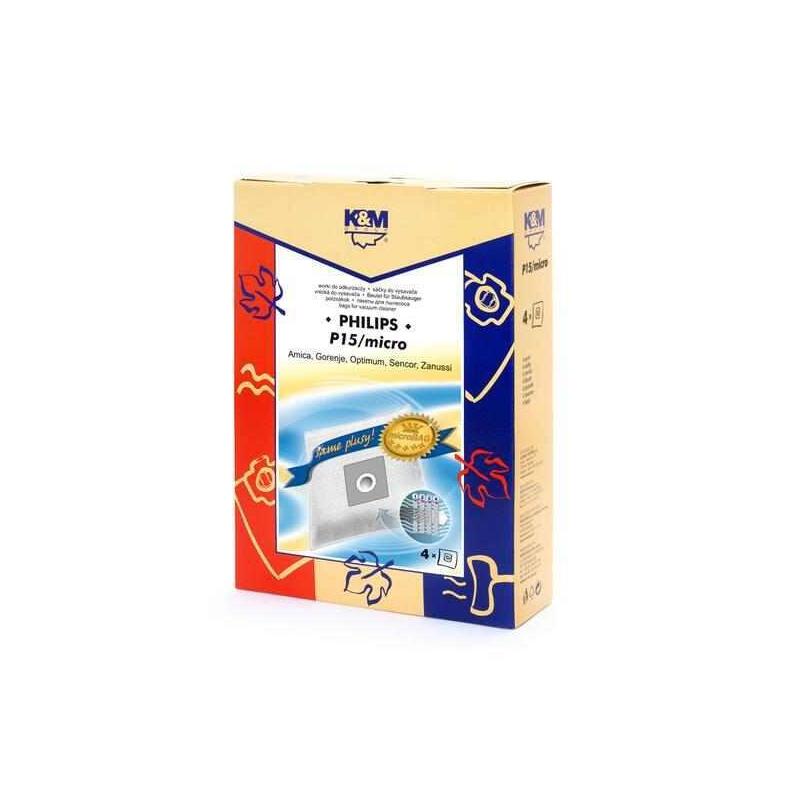 K&M P15 Micro Philips Fc 8334 Bolsas 4pzs
