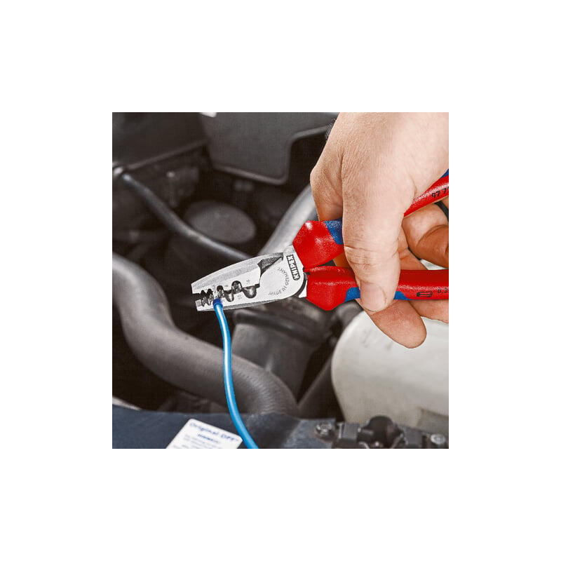 Knipex Pinzas Para Engarzar 97 71 180, Pinzas Para Engarzar 9771180