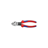 Knipex Twinforce Alicates De Corte Laterales De Alto Rendimiento, Rojo/Azul, 73 72 180 73 72 180