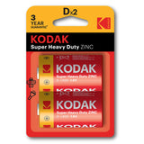 Kodak Extra Heavy-Duty Pila Salina D R20 Blister*2   (Precio Ud) Min Venta Caja 10 Uds