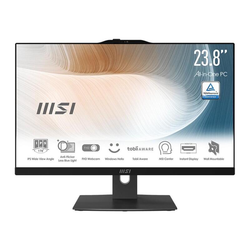 Komputer All-In-One Modern Am242p 1mg-2004eu Win11pro/Ic5-120u/16gb/500gb/Uma/Black/23.8''