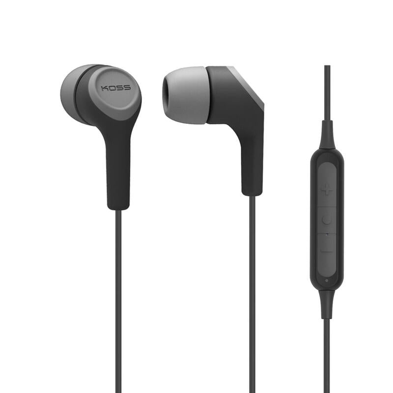 Koss Bt115i Headphones, In-Ear, Wireless, Microphone, Black Grey