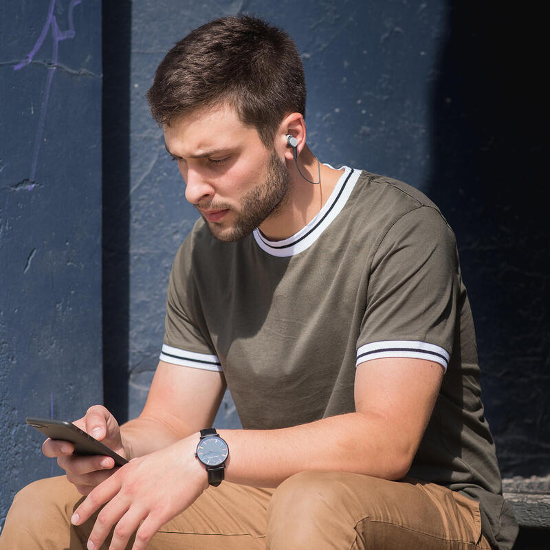 Koss Bt115i Headphones, In-Ear, Wireless, Microphone, Black Grey