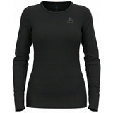 Koszulka Damska Odlo Bl Top Crew Neck L/S Merino 200 Roz. M Negro