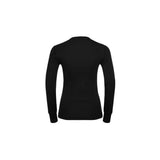 Camiseta De Mujer Odlo Bl Top Cuello Redondo Manga Larga Active Warm Eco Talla S Negro