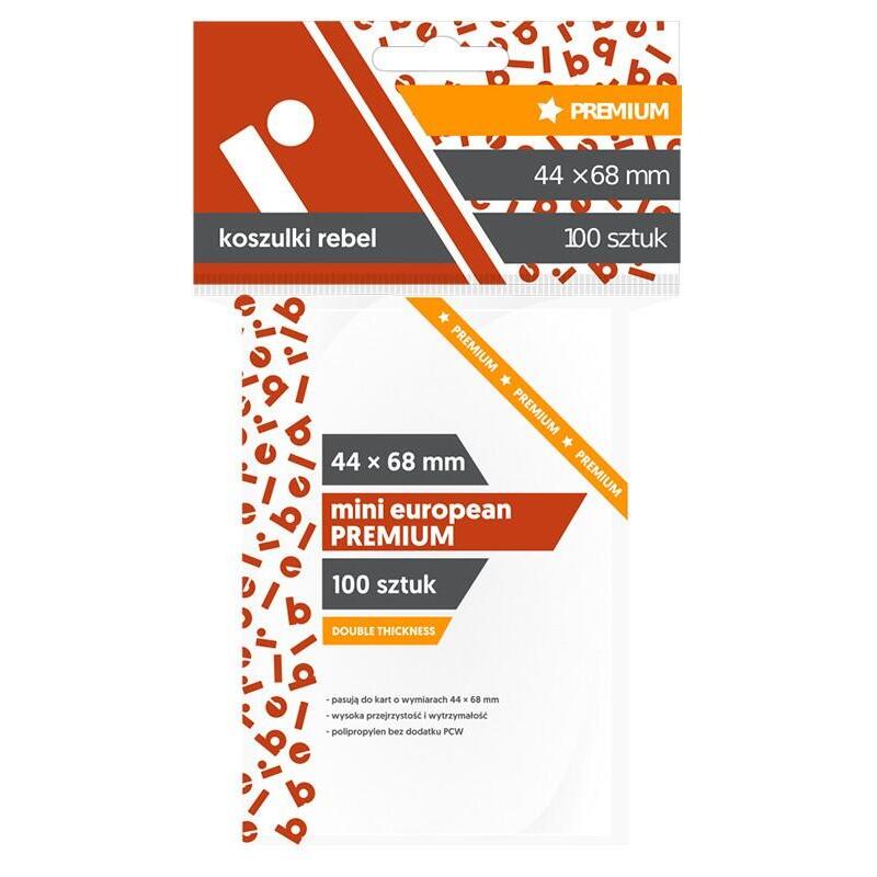 Koszulki 44x68mm Mini European Premium 100 Sztuk