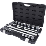 Ks Tools 3/4  Socket Set 21 Pcs 6 Point