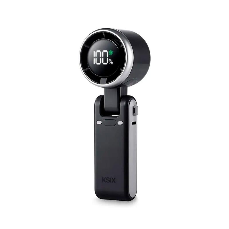 Ksix Airgo Flex 180º Gris Ventilador Portátil Plegable De 5 Velocidades