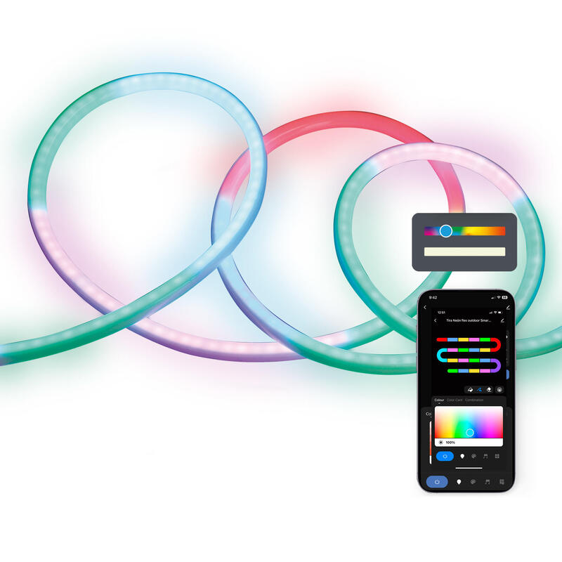 Ksix Smartled Outdoor Neon Flexible Led - Rgbic - Ip65 - 5m