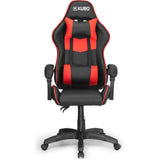 Kubo Silla Gaming Con Reposabrazos, Escritorio, Nailon, Altura Ajustable, 360º,  Color Rojo.