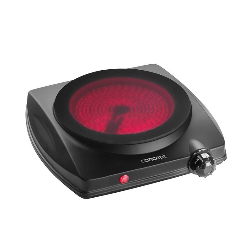 Kuchenka Elektryczna Jednopalnikowa 1250w Ve3065 Negro