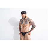 L4ce04 Slip Estilo Suspensorio Con Encaje Talla (Interno):S