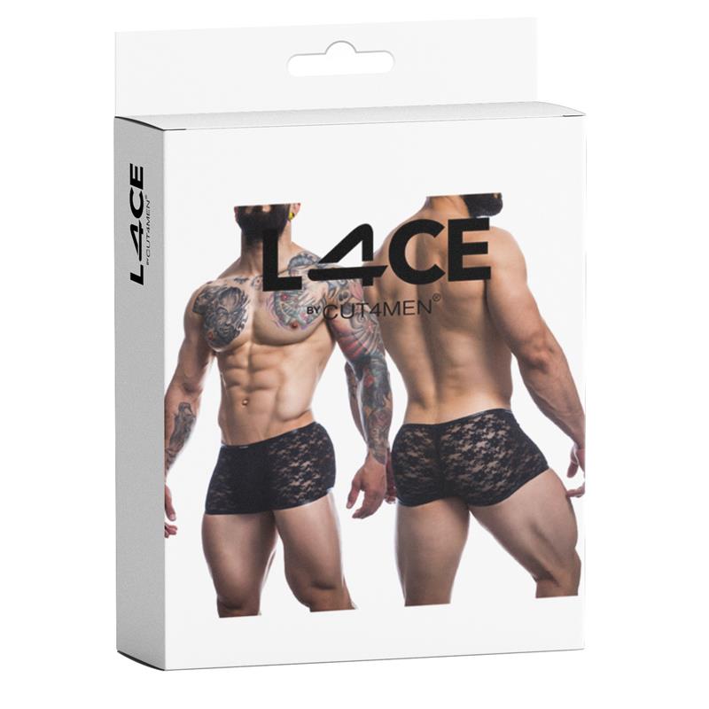 L4ce05 Boxer Con Encaje Talla (Interno):S