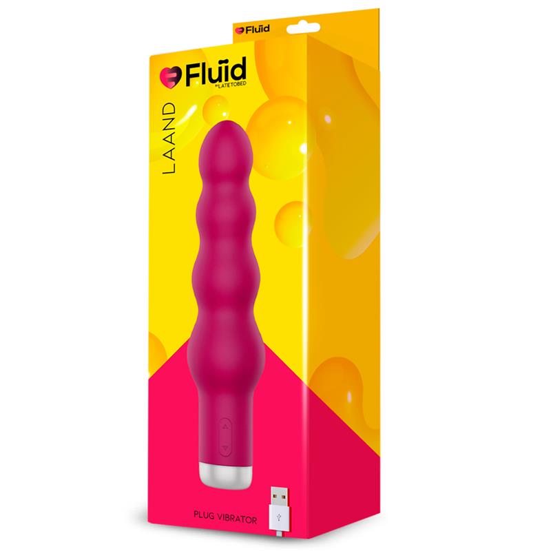 Vibrador 10 Funciones Usb Silicona  Laand Potente Rojo Burgundy