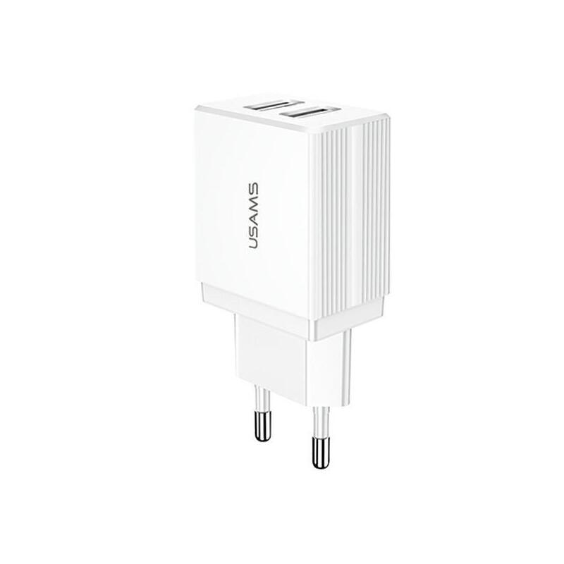 Ladowarka Sieciowa 2xusb T24 2,1a Biala