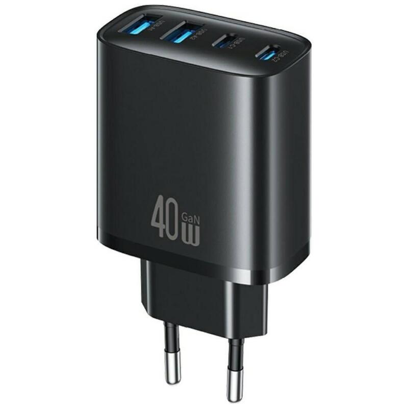 Ladowarka Sieciowa 40w 2xusb-A 2xusb-C Negro