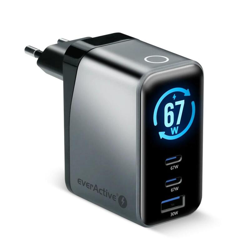 Ladowarka Sieciowa Gan Qc4+ 67w Sc-670q 2x Usb-C 1x Usb