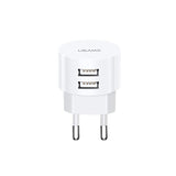 Ladowarka Sieciowa T20 2xusb 2,1a Okragla