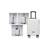 Lagart Maleta Trolley De Cabina Rigida 20â 55x34x23.5cm - Cierre Tsa - Ruedas Dobles 360âº - Blanco Roto