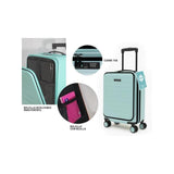 Lagart Maleta Trolley Pocket De Cabina Rigida 20 55x34x25cm - Compartimento Frontal Acolchado Para Portatil - Cierre