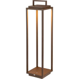 Lámpara De Mesa Ab+ By Abert Resort Maxi Portátil Corten