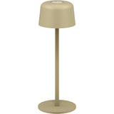 Lámpara De Mesa Led Inalámbrica, Tamaño S, 25 Cm, Beige 
Con Control Táctil, 150 Lm, Luz Blanca Cálida (3000 K)