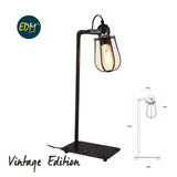 Lampara De Mesa Vintage E27 60w 51x22x13x13cm