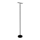 Lámpara De Pie Led Dencel, 24 W, 3cct, Dimmable, 2200 Lm, Negra, Ø25 X 175 Cm