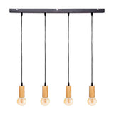 Lampara De Techo Col."Ays" E27 60w Color Negro/Beige 110x100cm