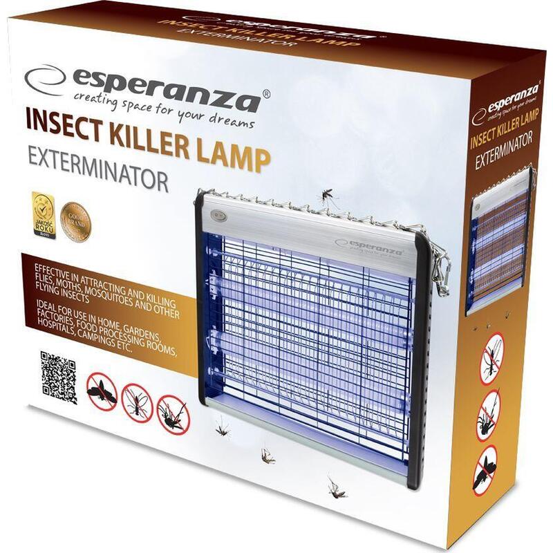 Lámpara Exterminador Insectos Esperanza Ehq003