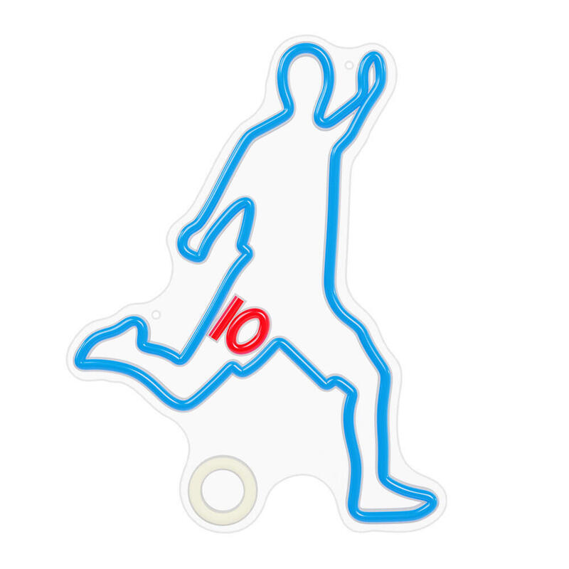 Lampara Forever Neon Plexi Led Footballer White