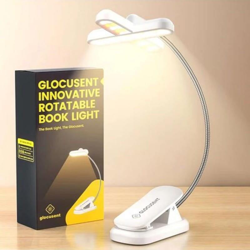Lámpara Inalámbrica Glocusent Glcsnta2401 Clip Adaptable Usb Tipo-C 1000mah Blanco
