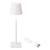 Lámpara Led De Mesa Color Blanco Para Exterior Y Interior 37cm Regarcable 894378