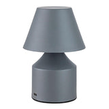 Lámpara Metálica Led 3cct De Mesa Recargable 2 W 200 Lm, Gris, Ø110 X 163 Mm
