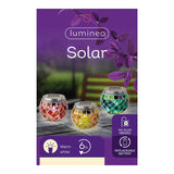 Lámpara Solar Diseño Mosaico 9cm Colores Surtidos. 894596