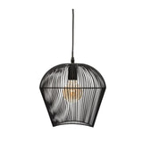 Lampara Techo Negro E27 Col. 'Jena' 26x25cm