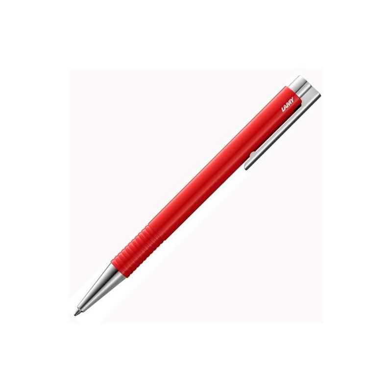 Lamy Bolígrafo Logo M+ Red Punta B Plástico Rojo Y Acero Pulido