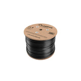 Lanberg Bobina Cable De Red Ftp Trenzado Exterior Cat. 6, 305m, Negro Lcf6-21cu-0305-Bk