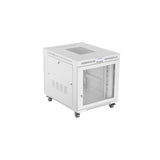 Lanberg Free Standing Rack Cabinet 19 15u 800x1000 Mesh Door Lcd Flat Pack Grey