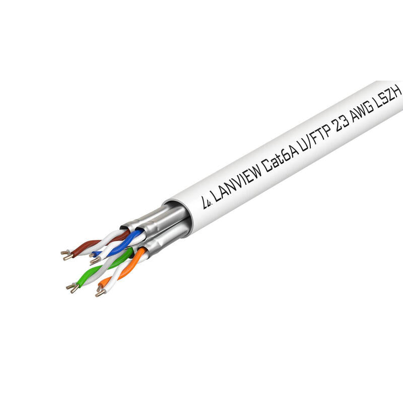 Lanview Lvn122430 Cable De Red Blanco 500 M Cat6a U/Ftp [Stp]