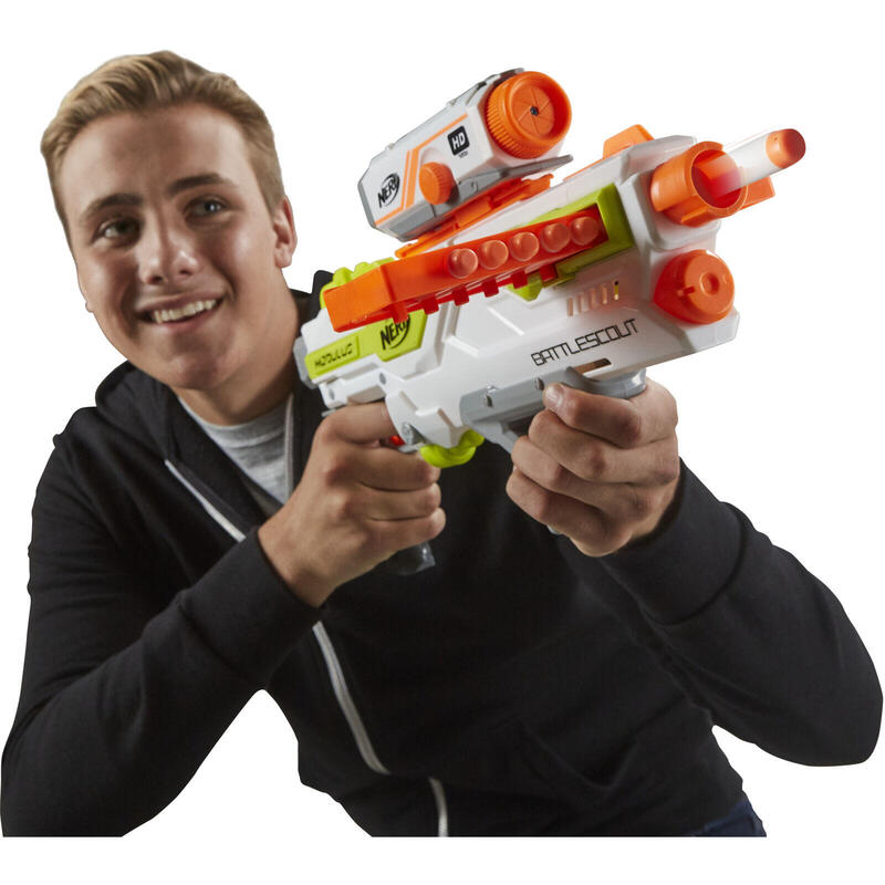 Lanzador Hasbro Nerf N-Strike Elite Modulus Battlescout Ics-10, B1756f030