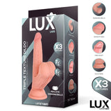 Lars Dildo Triple Densidad Con Testículos Oscilantes 7.6