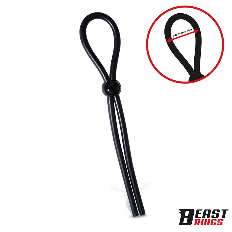 Lasso Anillo Para El Pene Silicona Ajustable