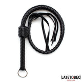 Látigo Trenzado Negro 116cm