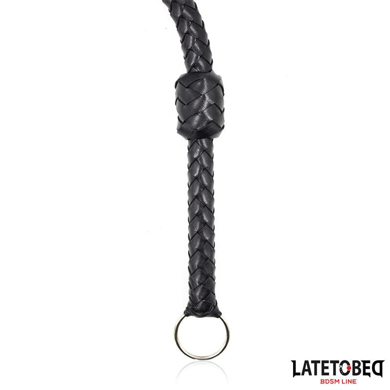 Látigo Trenzado Negro 116cm