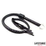 Látigo Trenzado Negro 116cm