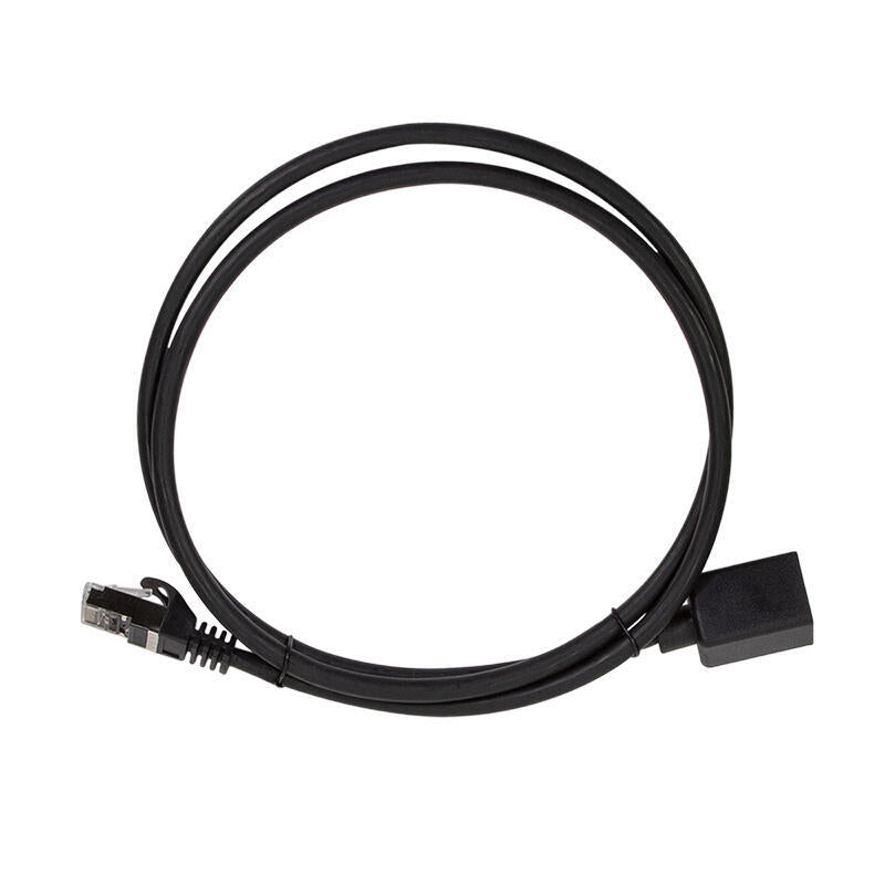 Latiguillo Cat 6a, S/Ftp,  3.00 M, Negro, Macho-Hembra Cu Lszh
