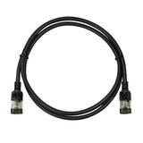 Latiguillo Cat 6a, U/Ftp,  2.00 M, Negro, Lszh-Tpe  Slim Delgado Logilink