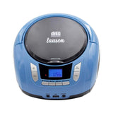 Lauson Nxt963 Azul Reproductor Radio Cd Con Altavoces Incorporados