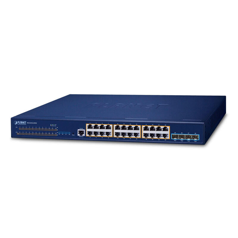 Layer 3 24-Port 10/100/1000t  802.3at Poe + 4-Port 10g Sfp+